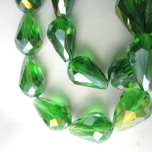 32" -20" String Faceted Glass Teardrop 8x6mm-72pcs 15x10mm-50pcs 20x12-30pcs - Picture 8 of 20