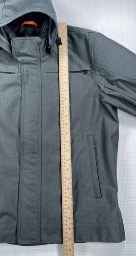 Reax Men’s Small Ludlow Textile Jacket Hooded Motorcycle SAS-TEC Protection Gray - Picture 3 of 5