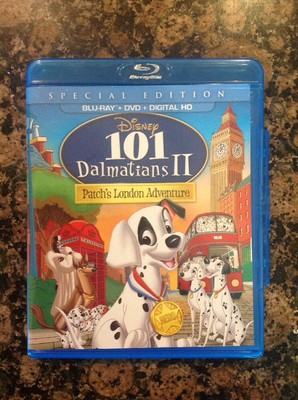 101 Dalmatians II: Patch's London Adventure(Blu-ray/DVD,2015,2-Disc)Authentic US