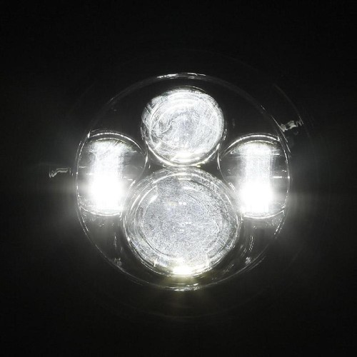 Faro LED de 7"" PUNTO para Yamaha V-Star XVS 650 950 1100 1300 Classic Stryker - Imagen 6 de 12