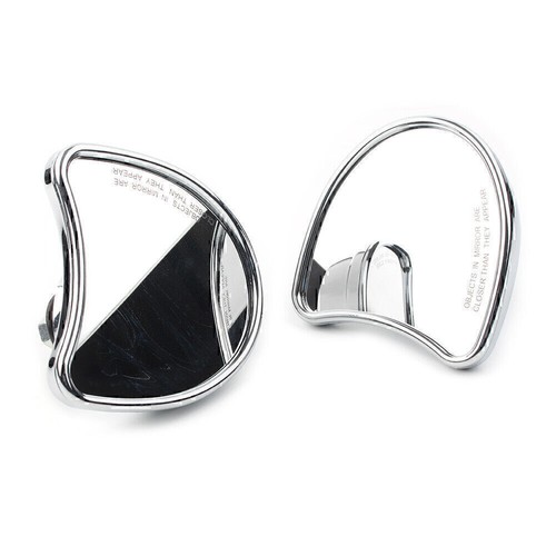 Espejos retrovisores laterales cromados con montaje en carenado interior para Harley FLHX FLHTK 14-19 EE. UU. - Imagen 5 de 9