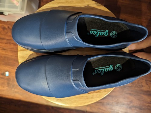 Gales+ Blue Medical Nursing Shoes W14/M12 Smart PPE Lightweight Slip-On NEW - Picture 10 of 12