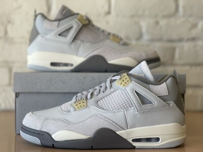Nike Air Jordan 4 Retro SE Craft Photon Dust Shoes DV3742-021 Men s Size 14 New