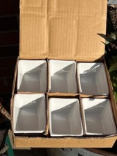 Vintage Genuine Porcelain Sweetener Sugar Packet Holder Caddy Dish 12 pack