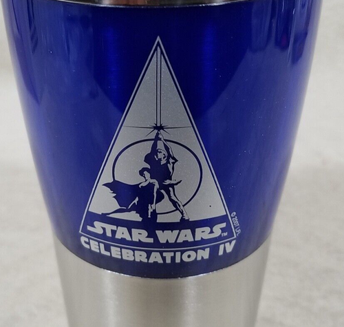 STAR WARS LOS ANGELES CELEBRATION IV 30 ANIVERSARIO TAZA VASO DE ACERO INOXIDABLE EN MUY BUEN ESTADO - Imagen 15 de 22