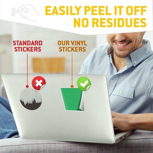 2 x Square Stickers 10 cm - Green White Polka Dot Pattern Print  #45238 - Afbeelding 5 van 9