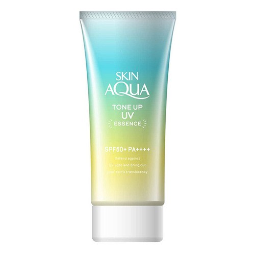Rohto Skin AQUA Tone Up UV Essence Sunscreen 80g SPF 50+ PA++++ From Japan - Picture 6 of 10