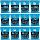 Salted Dutch Black Licorice Coins Candy 12 Pack of 5.2Oz Bags from Netherlands 