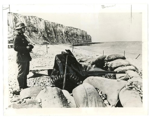 1940 German Army France Cape Gris Nez WW2 Original WWII Press Photo A391 - Picture 1 of 5