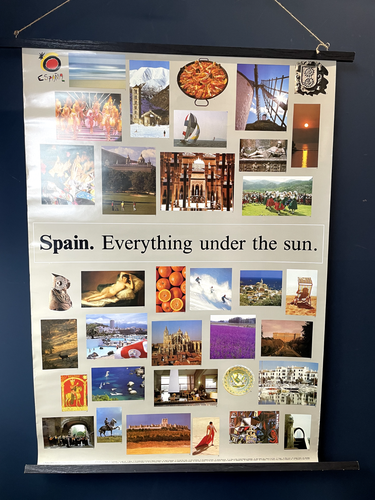 VINTAGE SPANIEN ALLES UNTER DER SONNE TOURISMUS POSTER REISEN RETRO SAMMLERSTÜCK - Bild 3 von 4