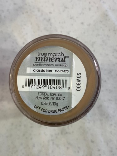 Loreal Paris True Match Mineral Powder Classic Tan N6/470 New/Sealed - Picture 2 of 3