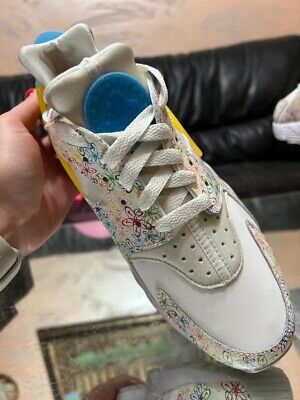 White huaraches with paint splatter sale