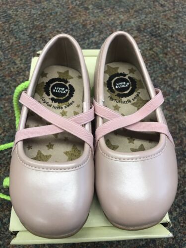 Livie & Luca rosa schimmernde Aurora Schuhe - Größe 7 - neu im Karton - Bild 2 von 9
