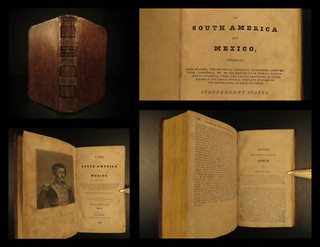 1826 South America & MEXICO Revolution PERU Chile Simon Bolivar Guatemala