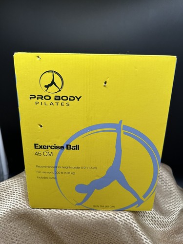 Pelota de Pilates ProBody Pelota de Ejercicio Pelota de Yoga Embarazo Fitness Equilibrio Azul 45CM