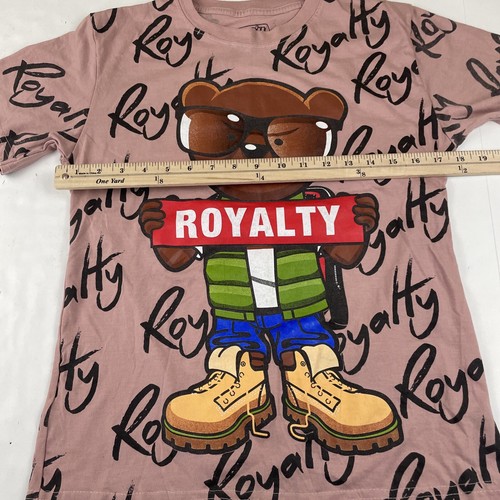 Fresh Laundry Royalty Graphic T-Shirt Men’s L Hiking Teddy Bear Cotton Blend - Picture 3 of 9