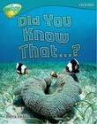 Oxford Reading Tree: Level 9: Treetops Non-Fiction: Did You Know That? by Becca Heddle (Paperback, 2007)