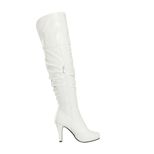 Womens Fashion Thigh High Party Boots Sexy Over The Knee Boots High Heel Boots - Picture 53 of 57