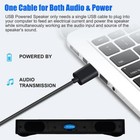 Czarny port USB Multimedia Mini głośnik do PC Laptop Komputer przenośny D7D0