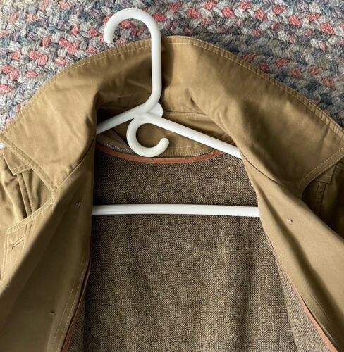 DRIZZLE Inc. Womens S/M Wool Lined - Double Breasted Zippered Hood Trench Coat - Picture 13 of 19