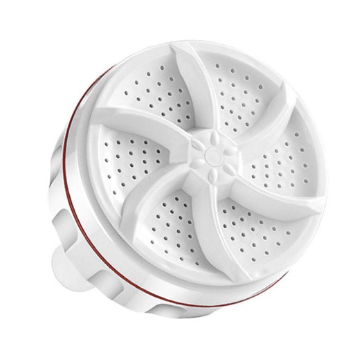 Mini Washing Machine Ultrasonic Turbine Sock Clothes Portable Washer Travel Home - Picture 8 of 12