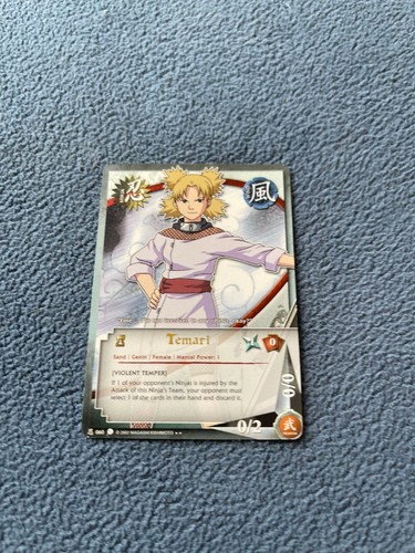 Carte SSR RARE Temari (Naruto) - Goddess Story, Effet Holo, état Quasi Neuf (NM+)