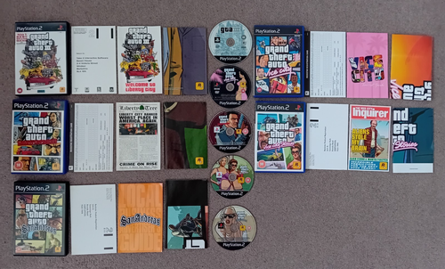 GRAND THEFT AUTO PS2 ALLE 5 BUNDLE III VICE CITY STORIES LIBERTY CITY SAN ANDREAS - Bild 2 von 8