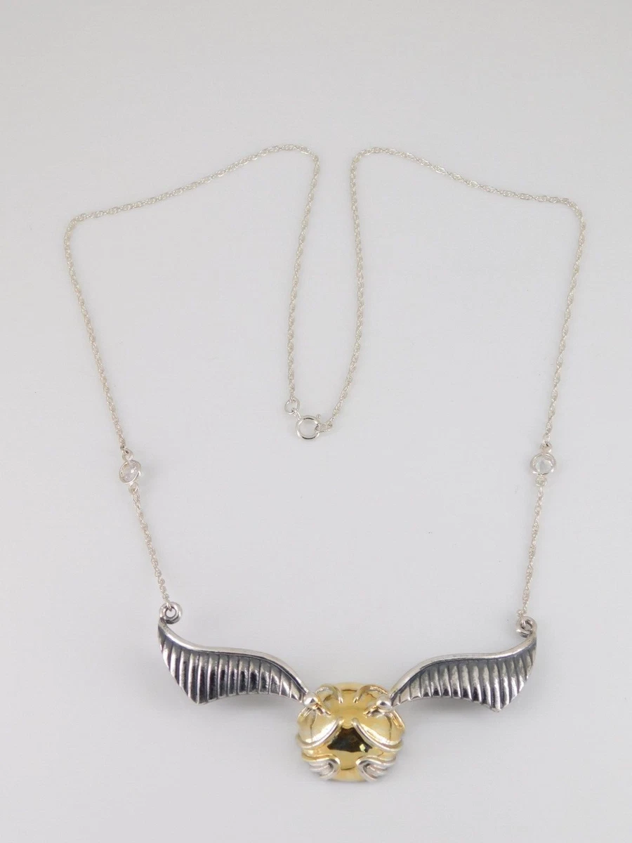 Harry Potter Golden Snitch Anello Donna Con Cristalli Swarovski, Argento