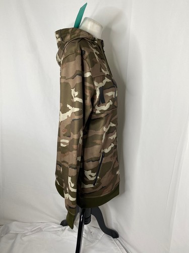 Men's Small Jacket Neff Green Camo Flint Shredder Hooded Snowboard Ski - Foto 5 di 9