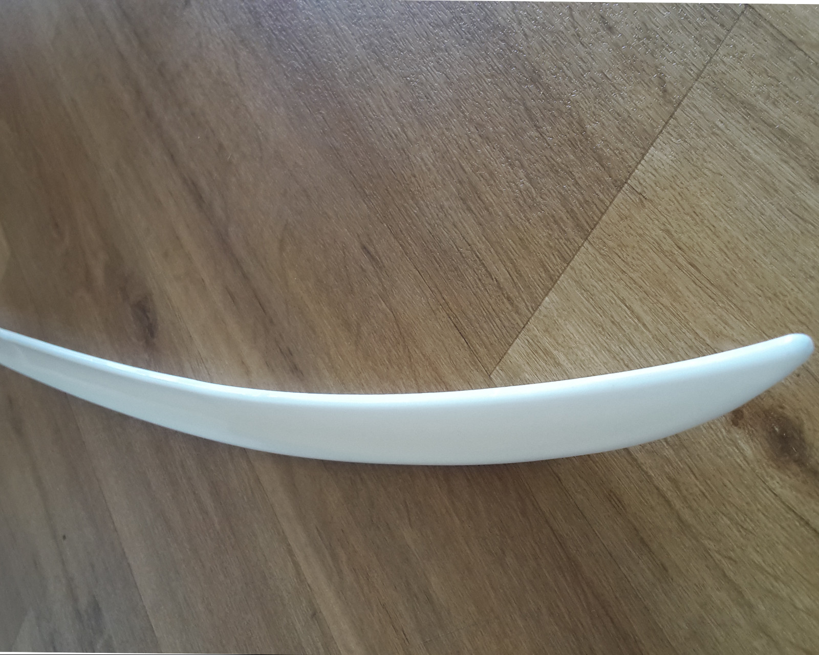Rear Spoiler White for Audi A8 B9 Sedan