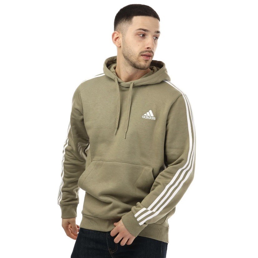Adidas essentials three stripe hoodie new arrivals