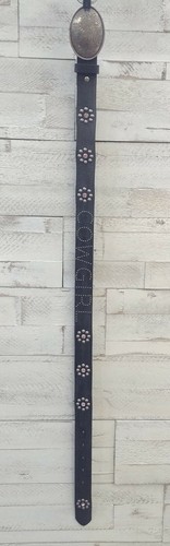 Nocona Youth Black Studded Rhinestone Cowgirl Belt Style- N4410601 28 - Picture 3 of 4