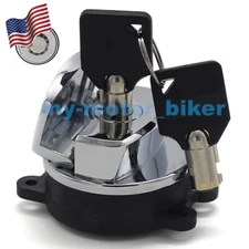Chrome Ignition Key Switch Kit for Harley FLHRC ROAD KING CLASSIC 02-05/07-2013