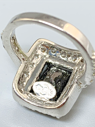 Premier Designs Silver Tone Ring Size 5 R8 - 第 3/5 張圖片