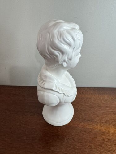 Kopf Büste Keramik Viktorianisch Junge Napcoware Made In Japan Vintage - Bild 2 von 12