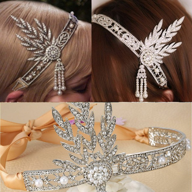 great gatsby beaded hat