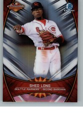 2019 Bowman Chrome Arizona Fall League AFL Stars SL Shed Long - Seattle Mariners