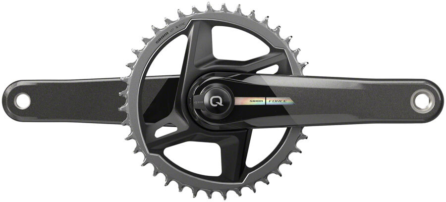 Коленчатый вал измерителя мощности SRAM Force 1 AXS Wide - 170 мм, 12-ступенчатый, 40 т, прямой