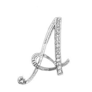 1 pc a to z 26 letters design brooches pins english letter brooches letter a design