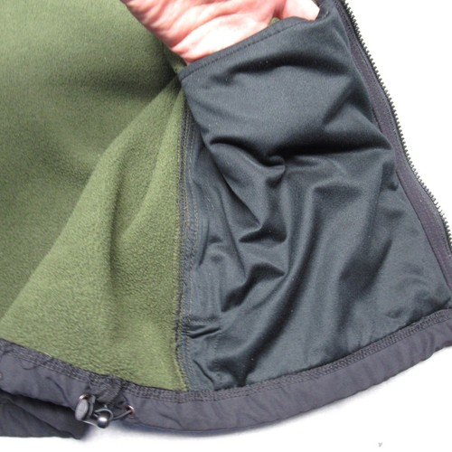 Polo Ralph Lauren Jacket Men Large Green Fleece Hybrid Heavy Hood Hike Vintage - Picture 12 of 19