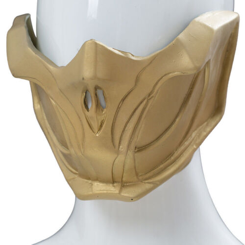 Mortal Kombat 11 Cosplay Scorpion Mask Hanzo Hasashi Halloween Mask Props Party - Picture 4 of 4