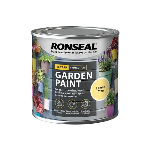 Ronseal Outdoor Exterior Garden Paint Wood Brick Metal Stone All Colour's - Picture 62 of 174