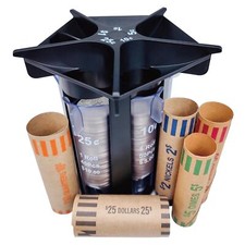 Contador de monedas clasificador de cambio de monedas 5 en 1