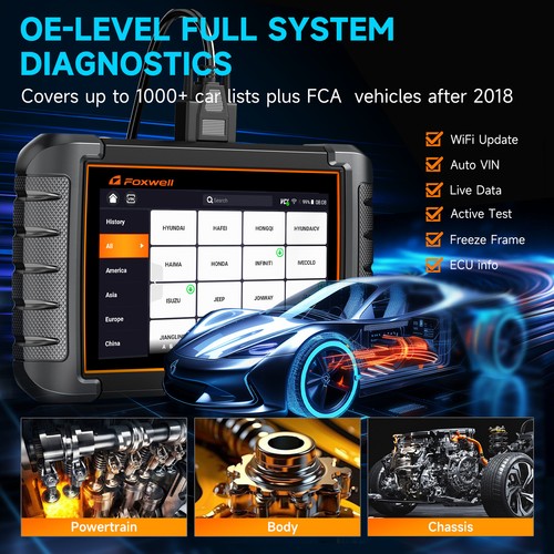 Bidirectional OBD2 Scan Tool Injector Coding Seat Match Crankshaft Relearn Reset - Picture 2 of 10