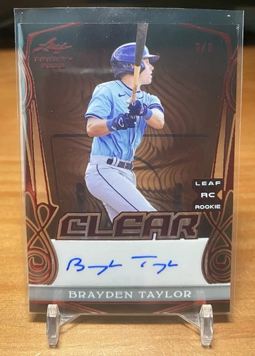 2023 Leaf Trinity Brayden Taylor Rookie Auto 1/1 CA -BT2 
