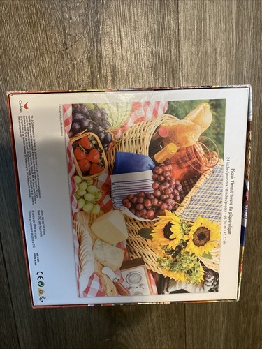 Cardinal Jigsaw Puzzle Picnic Time Summertime Sunflower 1000 Piece Interlocking. - Picture 2 of 2