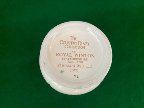 ROYAL WINTON 1977 CERAMIC 6½" VASE ~ THE COUNTRY DIARY COLLECTION POPPY DESIGN - Picture 6 of 7