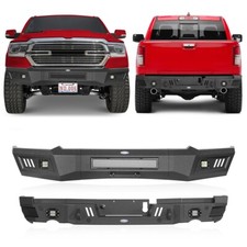 Hooke Road Frontrear Bumper Kit Fit Dodge Ram 1500 19-24 W218w Led Spotlights