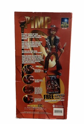 Full Moon Toys 2001 Blood Dolls Pimp 12 Inch Doll Figure for