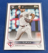 2022 Topps Update Series #US277 Jhoan Duran RC Minnesota Twins